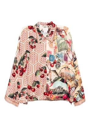 Camilla Notes From The Road blouse - Red
