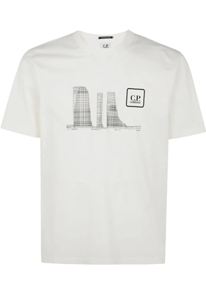 C.P. Company logo-print T-shirt - White