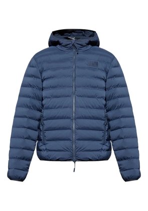 Ea7 Emporio Armani hooded quilted jacket - Blue