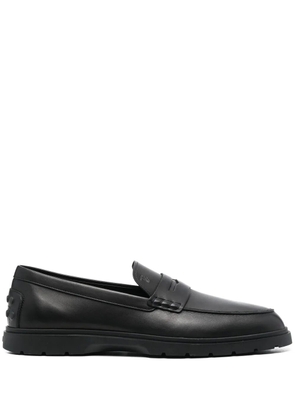 Tod's leather Penny loafers - Black