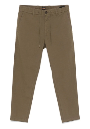 BOSS tapered trousers - Green
