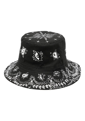 Haculla Paisley reversible bucket hat - Black