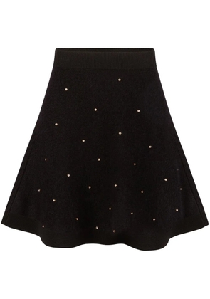 Nina Ricci Flared Mini Skirt - Black