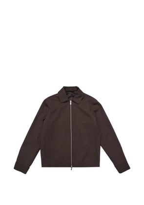 SELECTED zip jacket - Brown