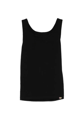 extreme cashmere Nº453 Claudia scoop-neck tank top - Black