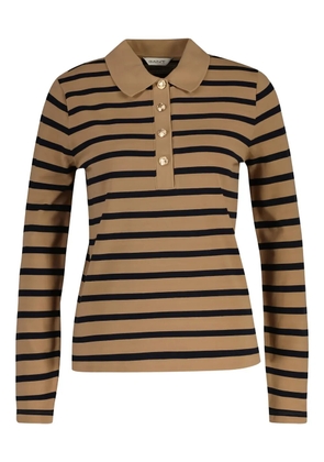 Gant Breton striped polo top - Neutrals