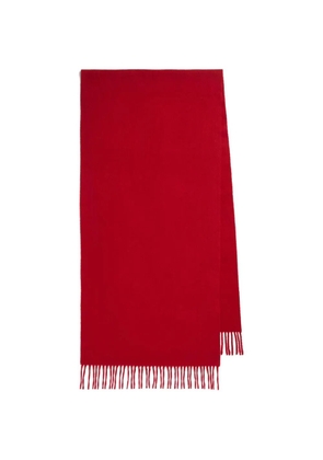 TOTEME fringed-edge scarf - Red