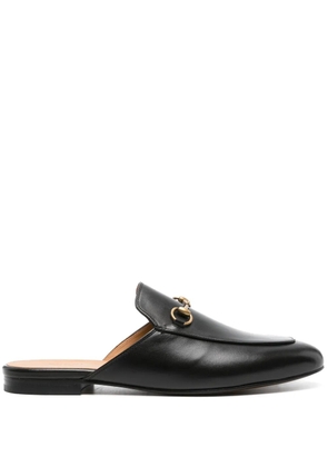 Gucci Princetown Horsebit-detail leather mules - Black