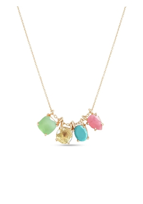 ATELIER MON four-stone necklace - Gold