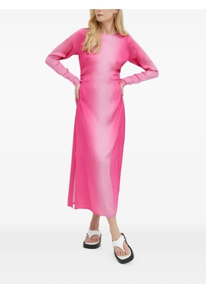HERSKIND long-sleeve midi dress - Pink
