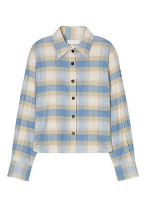 Closed plaid shirt - Blue