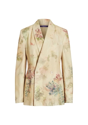 Ralph Lauren Collection double-breasted floral blazer - Neutrals
