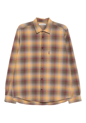 YMC plaid curtis shirt - Yellow