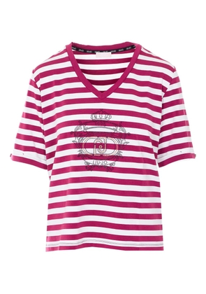 LIU JO striped T-shirt - Red