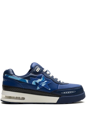 A BATHING APE® x Pagani Roadsta 'Navy ABC Camo' sneakers - Blue