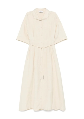 Fabiana Filippi flared midi dress - Neutrals