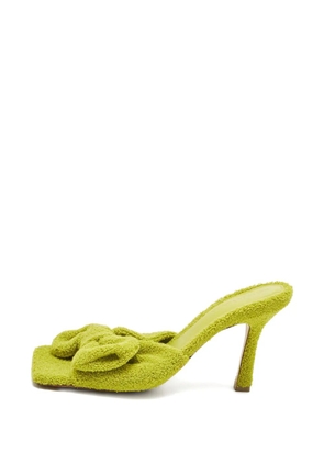 Bottega Veneta Pre-Owned bow-detail mules - Green