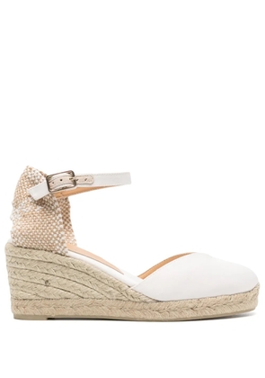 Castañer Chiarita 60mm wedge espadrilles - White