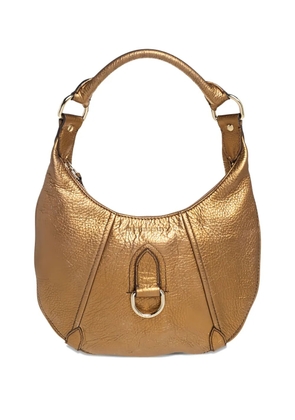 Burberry Pre-Owned leather half-moon tote bag - Yellow