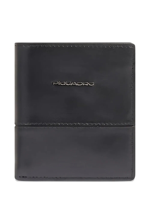 PIQUADRO logo cardholder wallet - Black