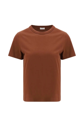 Brunello Cucinelli crew-neck T-shirt - Brown