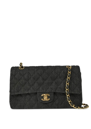 CHANEL Pre-Owned 1997-1999 medium Double Flap shoulder bag - Black