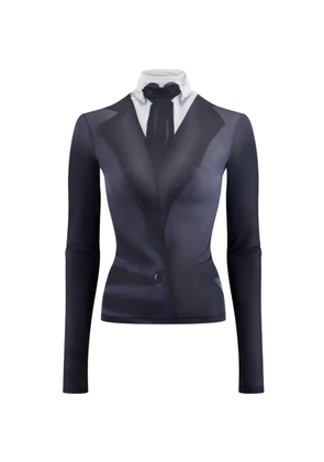 AVAVAV printed turtleneck top - Black