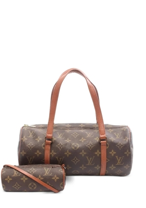 Louis Vuitton Pre-Owned 1985 30 Papillon Monogram-canvas shoulder bag - Brown