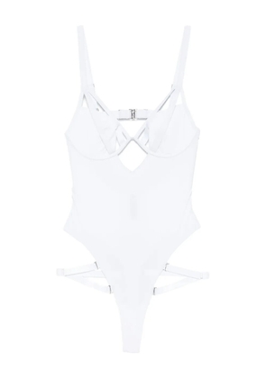 Maison Close Fatale one-piece swimsuit - White