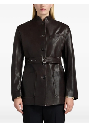 Bally leather jacket - Brown