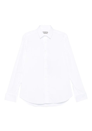 Canali double-cuff cotton shirt - White
