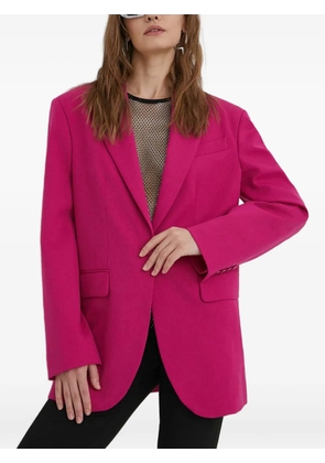 MOSCHINO JEANS button single-breasted blazer - Pink