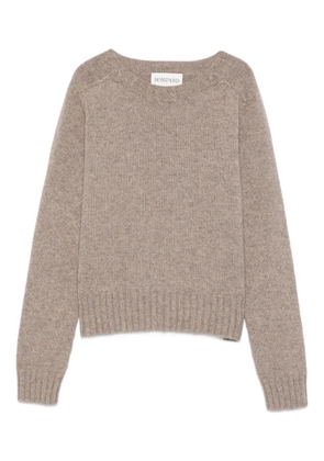 BOMPARD round-neck cashmere sweater - Brown