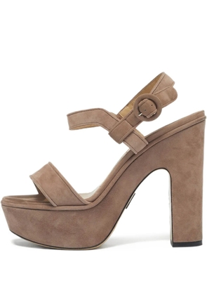 Paul Andrew platform ankle-strap sandals - Neutrals
