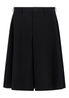 Comme des Garçons Homme Plus pleated wide-leg shorts - Black