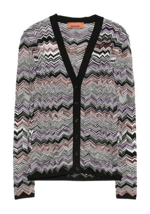 Missoni chevron-knit cardigan - Black