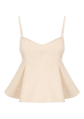 CLEA Alba V-neck top - Neutrals