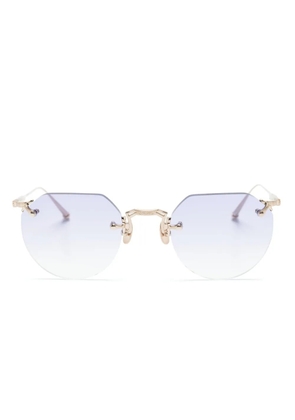 Matsuda M5003 geometric -frame sunglasses - Gold