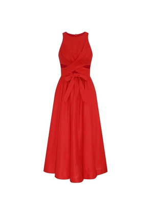 ZIMMERMANN Patience cut-out dress - Red