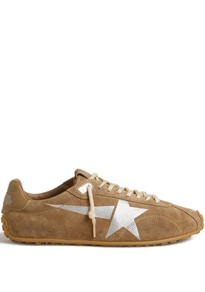 Golden Goose Marathon Speed suede star trainers - Brown