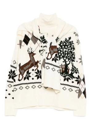 Monse Fair Isle jumper - Neutrals