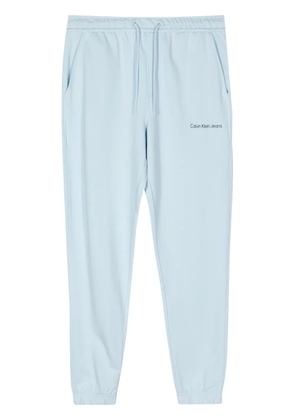 Calvin Klein logo-print track pants - Blue