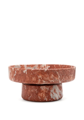 Editions Milano Atlantico marble bowl (40cm x 10cm) - Red
