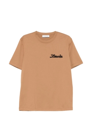 Lanvin logo T-shirt - Brown