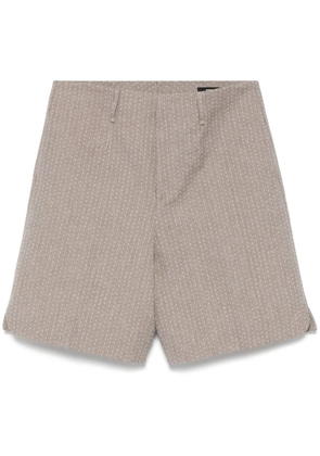 FENDI jacquard shorts - Brown