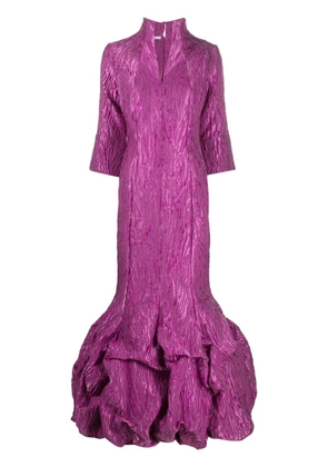 Baruni Entrance jacquard gown - Purple