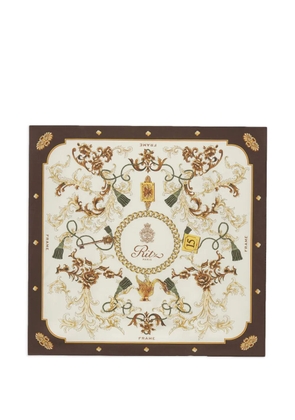 FRAME x Ritz Paris printed scarf - Neutrals