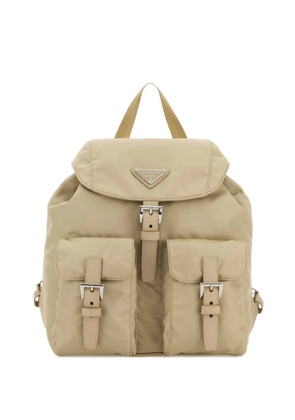 Prada small Re-Edition 1978 flap pocket backpack - Neutrals