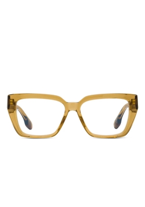 Victoria Beckham Eyewear rectangular-frame glasses - Brown
