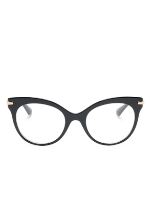 Dolce & Gabbana Eyewear cat-eye frame glasses - Black